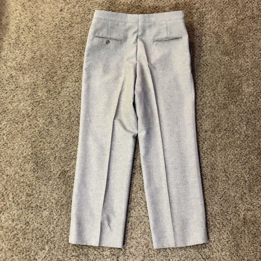 Vintage Dress Pants Mens 38R Used Brown Blend Textured - Picture 4 of 11